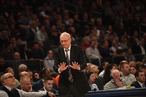 Jim Boeheim and Syracuse lost their third game of the season Monday when the Orange lost, 52-50, to Connecticut. 